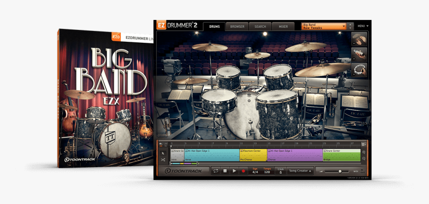 Toontrack Big Band, HD Png Download, Free Download