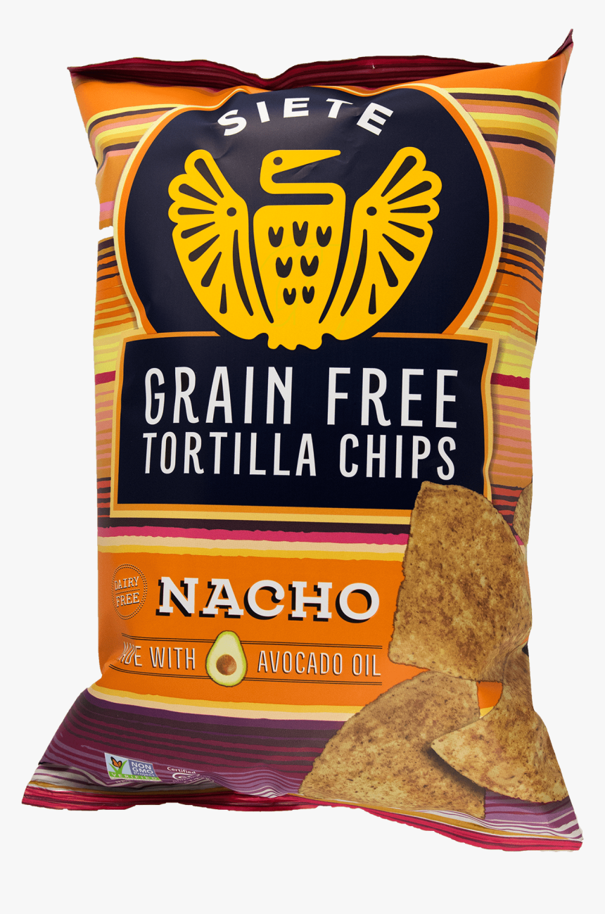 Siete Nacho Grain Free Tortilla Chips - Siete Grain Free Tortilla Chips, HD Png Download, Free Download