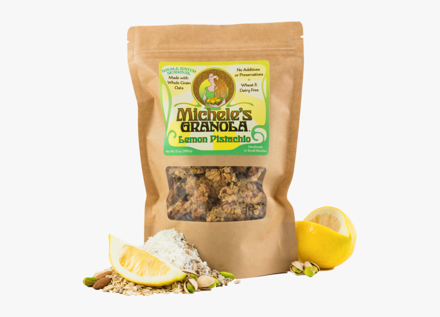 Lemon Pistachio - Michele's Granola Lemon Pistachio, HD Png Download, Free Download