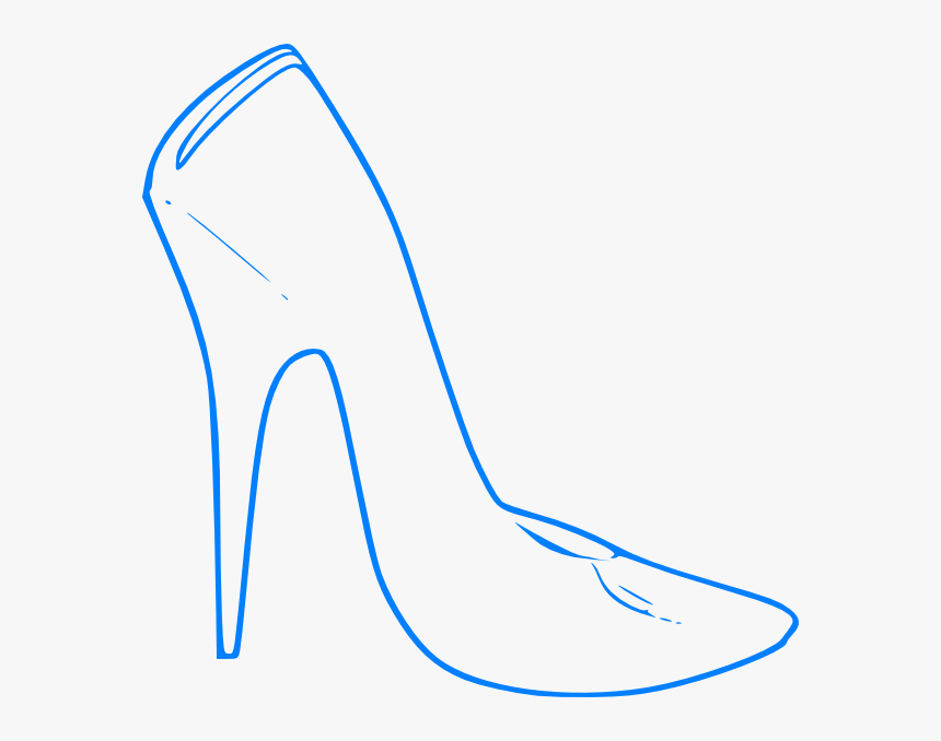 Blue High Heel Svg Clip Arts - High Heel Clip Art, HD Png Download, Free Download