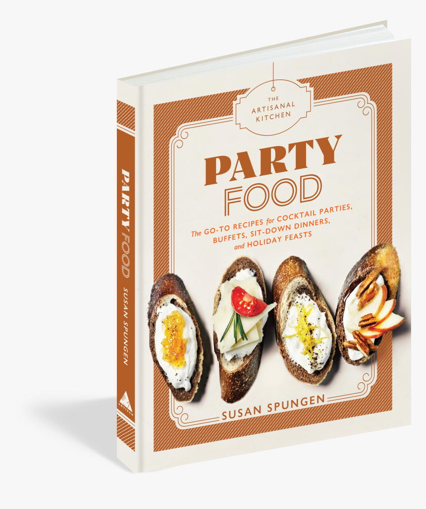 Transparent Cannoli Png - Susan Spungen The Artisanal Kitchen Party Food Cookbook, Png Download, Free Download