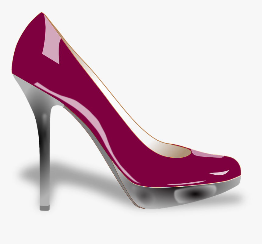 Shoe, Heel, High, Female, Pumps, Stilettos, Clothing - Transparent Background Shoes Transparent, HD Png Download, Free Download