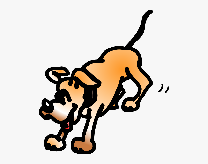 Landing Cartoon Dog Svg Clip Arts - Ảnh Động Con Chó, HD Png Download, Free Download