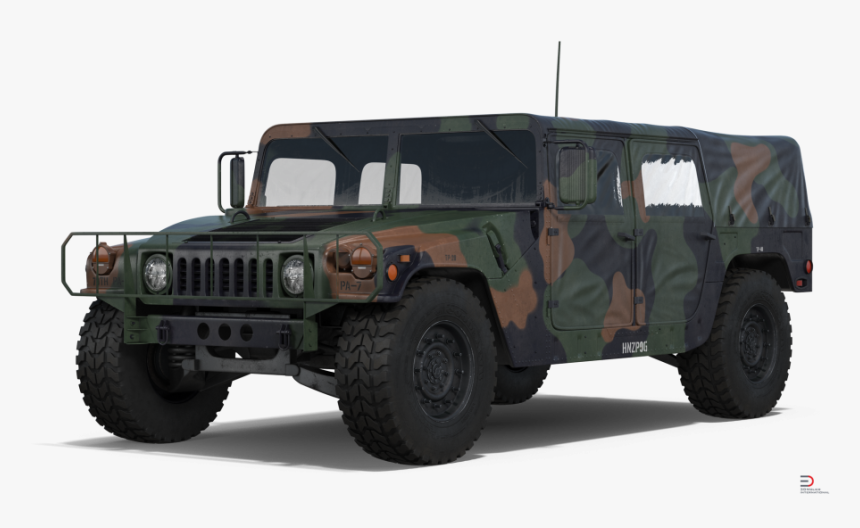 6 Troop Carrier Hmmwv Camo Royalty-free 3d Model - Humvee, HD Png Download, Free Download