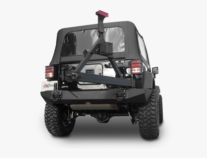 Rugged Ridge Xhd Rear Bumper With Hummer Style Shackles, - Rugged Ridge Xhd Rear Bumper Tire Carrier, HD Png Download, Free Download