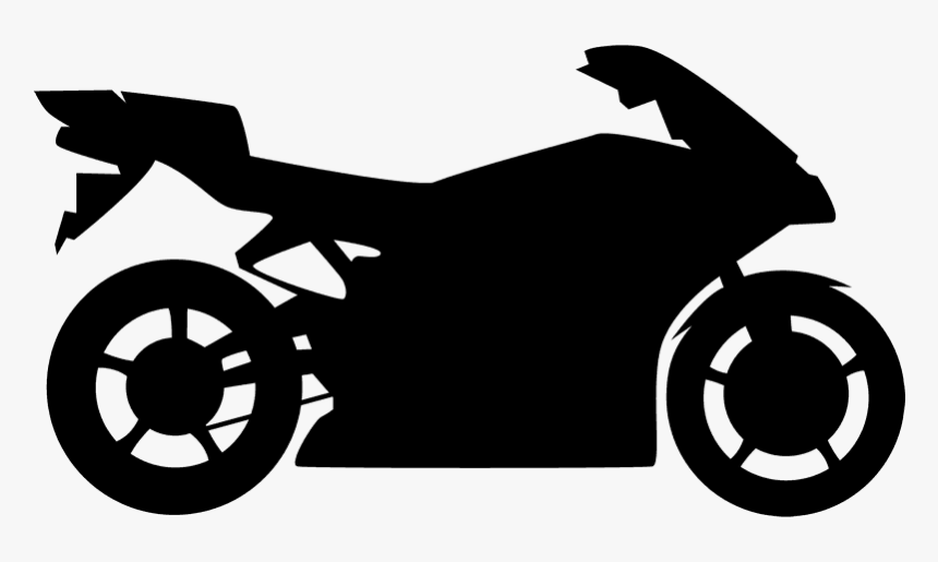 Motorbike Icon Png Img , Transparent Cartoons - Motorcycle Silhouette, Png Download, Free Download