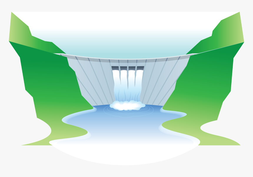 Green,clip - Hydro Dam Clipart, HD Png Download, Free Download