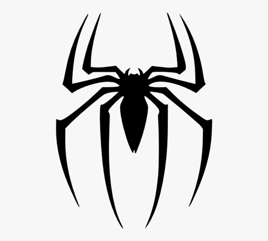 Spider Png Free Download - Spiderman Logo Coloring Pages, Transparent Png, Free Download