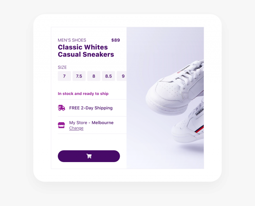 Delivery Options Displayed On Web Site - Sneakers, HD Png Download, Free Download