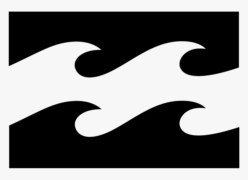 Black And White Waves Logo, HD Png Download, Free Download