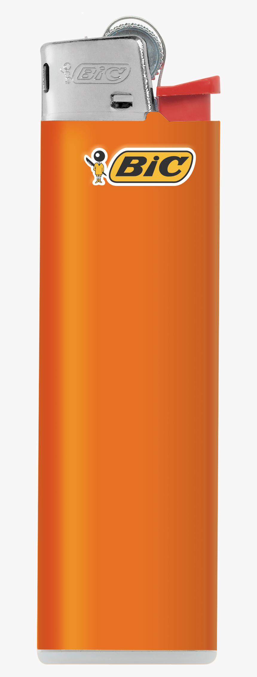 Orange Bic Lighter Png, Transparent Png, Free Download