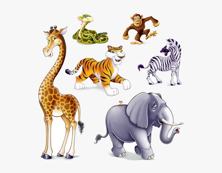 List Of Jungle Animals - Zoo Animals Cut Outs, HD Png Download, Free Download