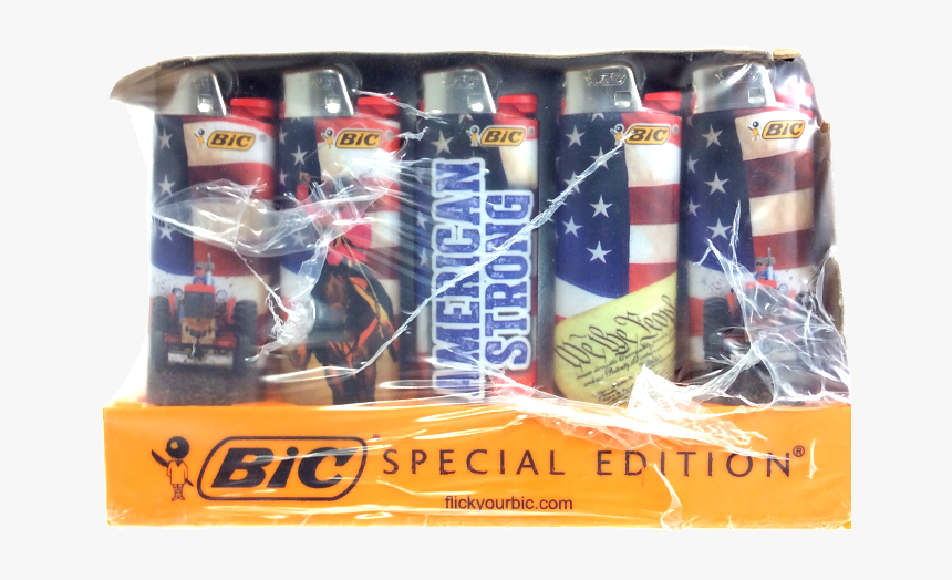 Bic Lighter Us Flag - Bic, HD Png Download, Free Download