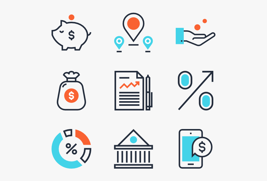 Banking Icons - Bfsi Icon, HD Png Download, Free Download