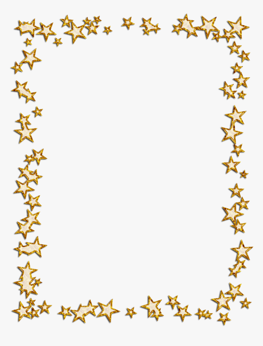 Star Border Png - Gold Star Border Png, Transparent Png, Free Download