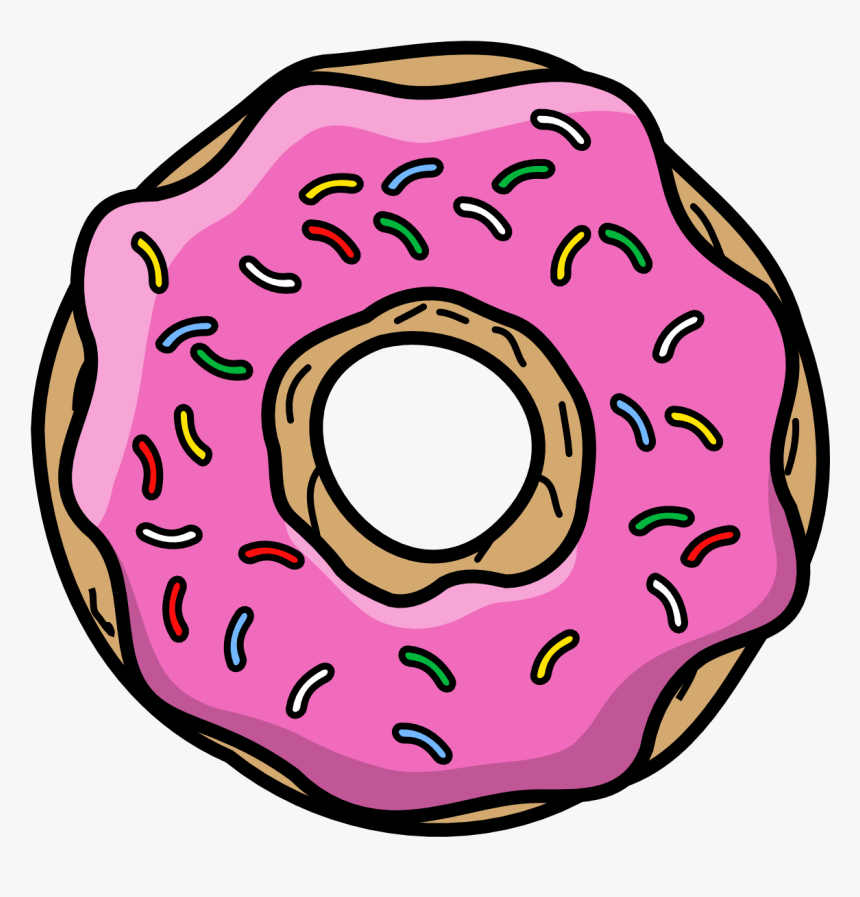 Tumblr Donut Png - Simpsons Donut Transparent, Png Download, Free Download