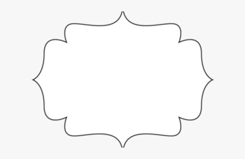 Vector Frame Clipart Bracket - Labels Clipart Black And White, HD Png Download, Free Download