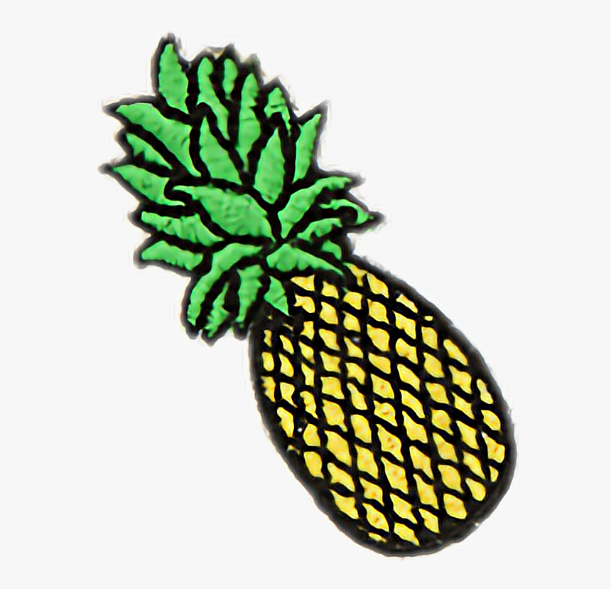 Transparent Tumblr Pineapple Png - Png Patches, Png Download, Free Download