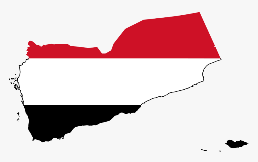 Yemen Flag Map, HD Png Download, Free Download