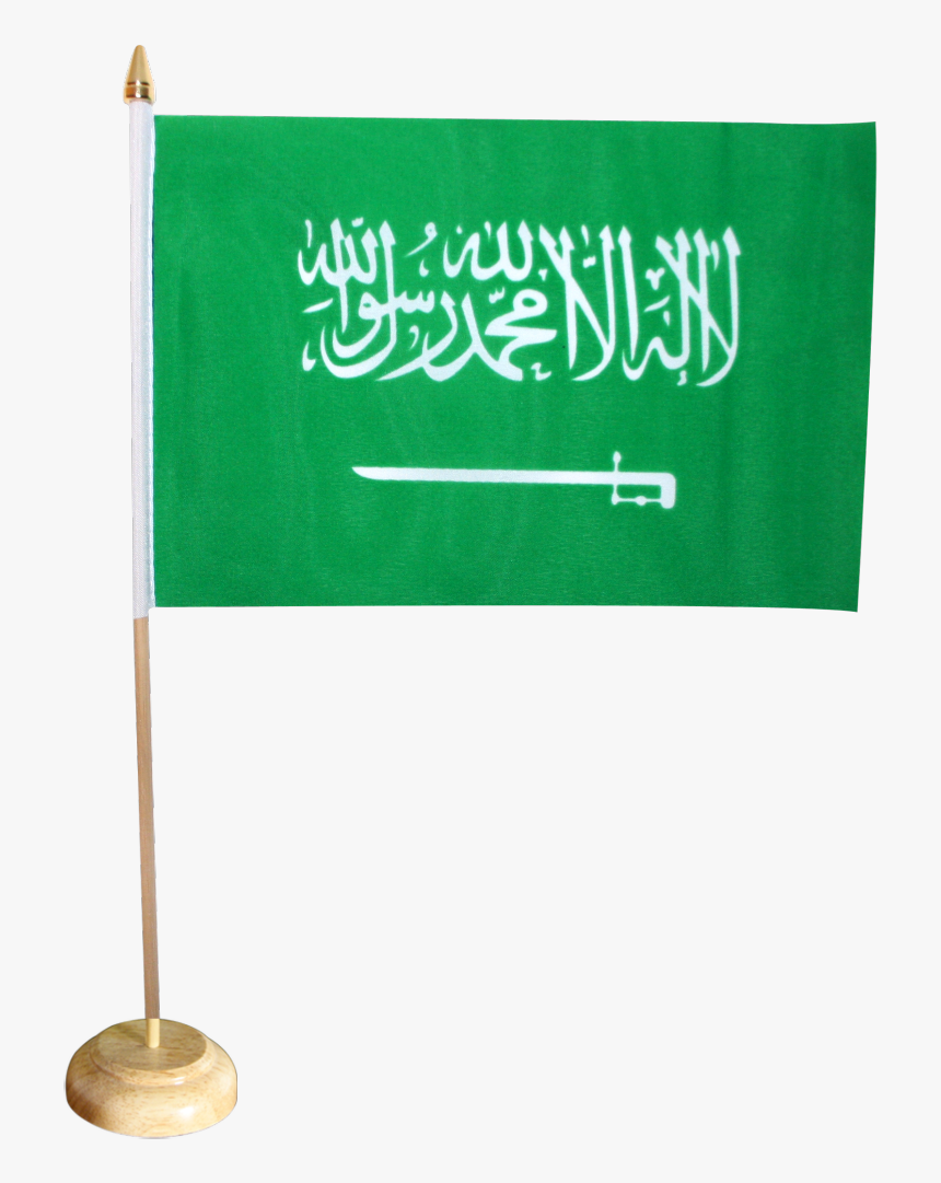 Saudi Arabia Table Flag - Petit Drapeau Arabie Saoudite, HD Png Download, Free Download