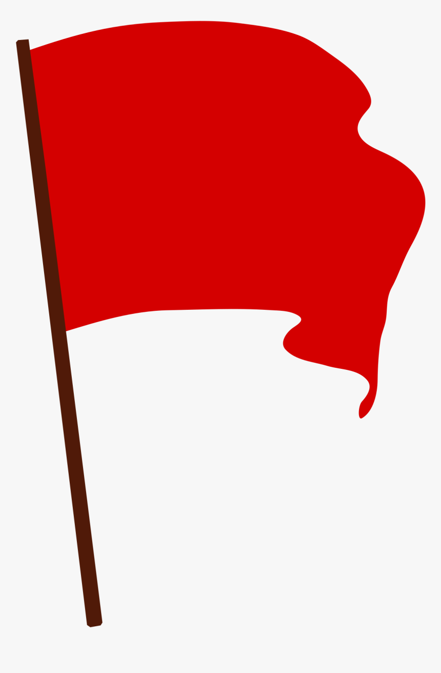Image - Waving Red Flag Clipart, HD Png Download, Free Download