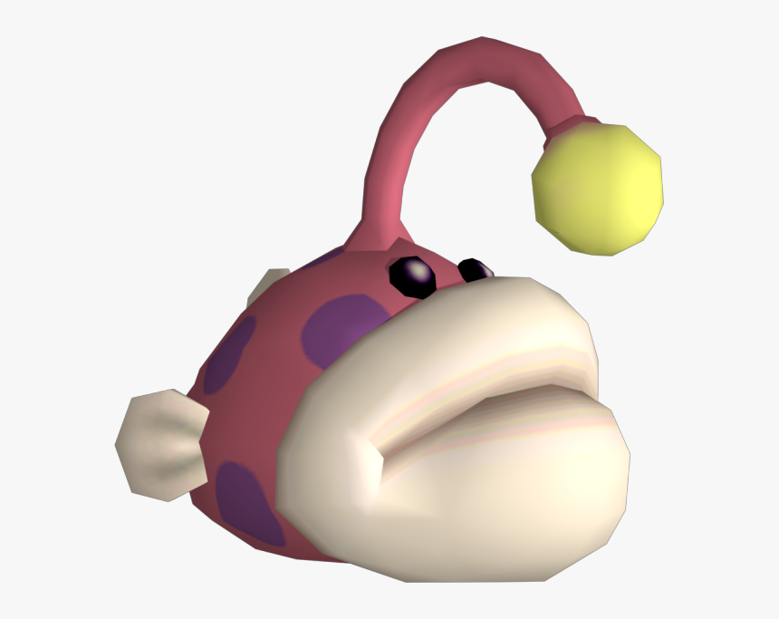 Nsmbwbulber - Mario Angler Fish, HD Png Download, Free Download