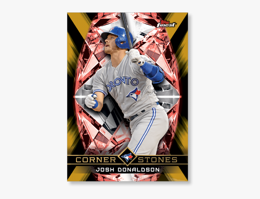 Josh Donaldson 2018 Topps Finest Baseball Finest Cornerstones - College Baseball, HD Png Download, Free Download