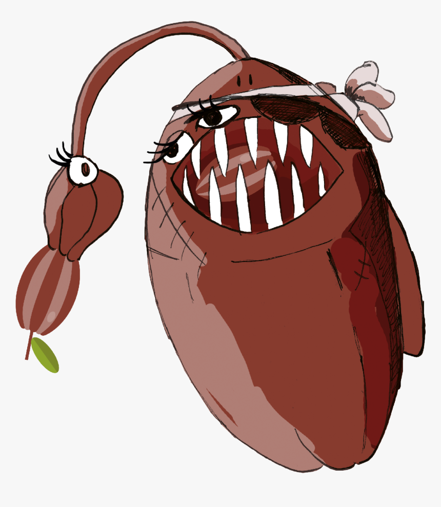 Transparent Anglerfish Png - Illustration, Png Download, Free Download