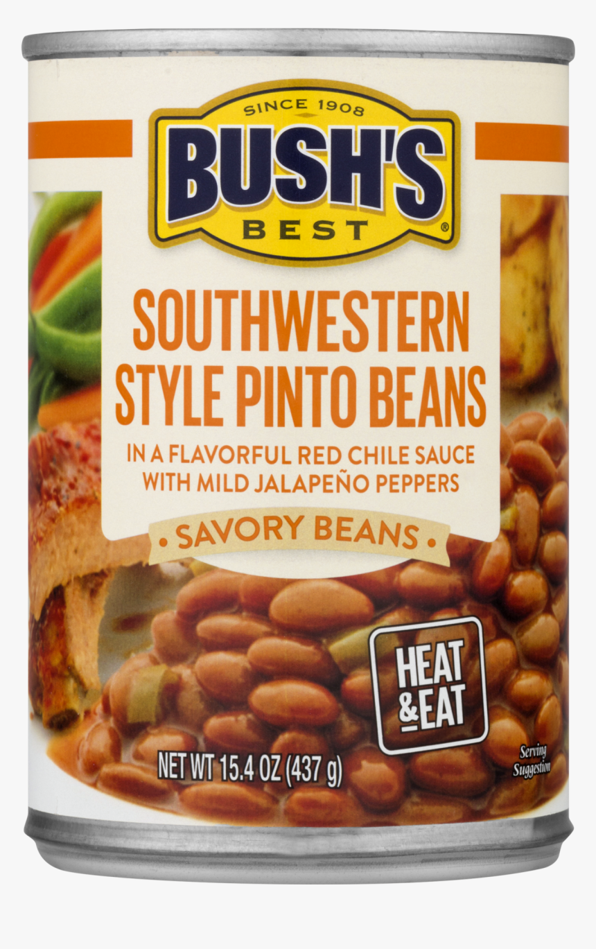 Bush's Southwestern Style Pinto Beans, HD Png Download, Free Download