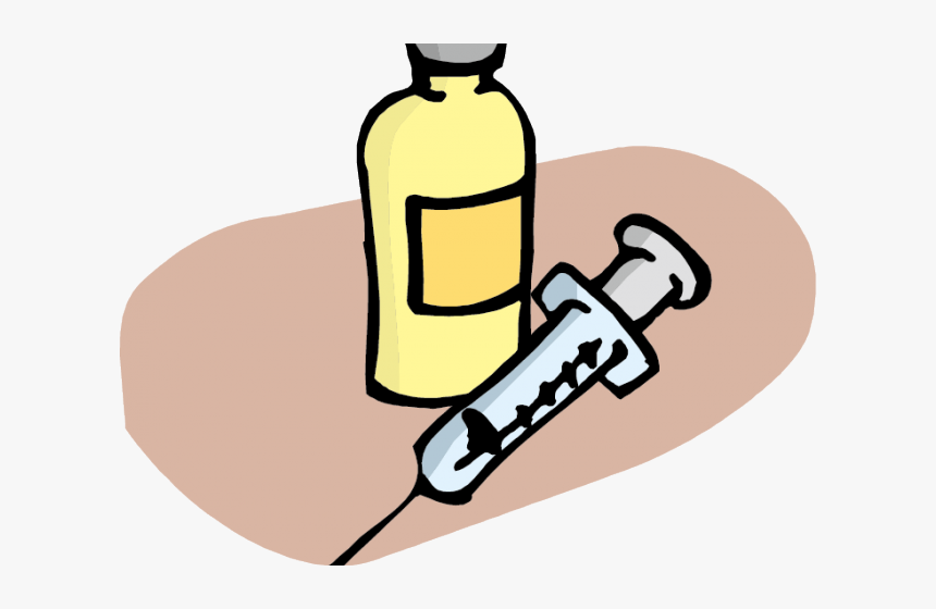 Medication Clip Art Free - Syringe Clip Art Needle, HD Png Download, Free Download