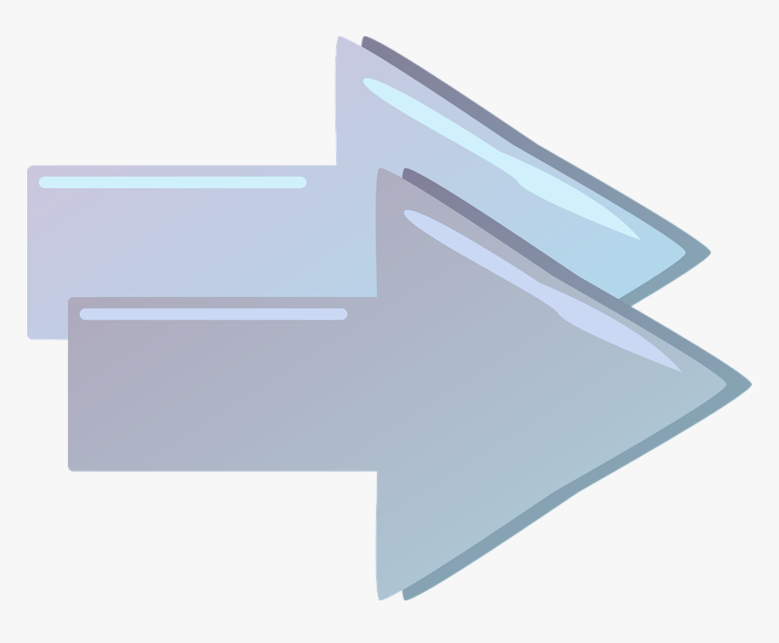 Arrows, Right, Forward, Double, Next - Two Arrows Pointing The Same Way, HD Png Download, Free Download