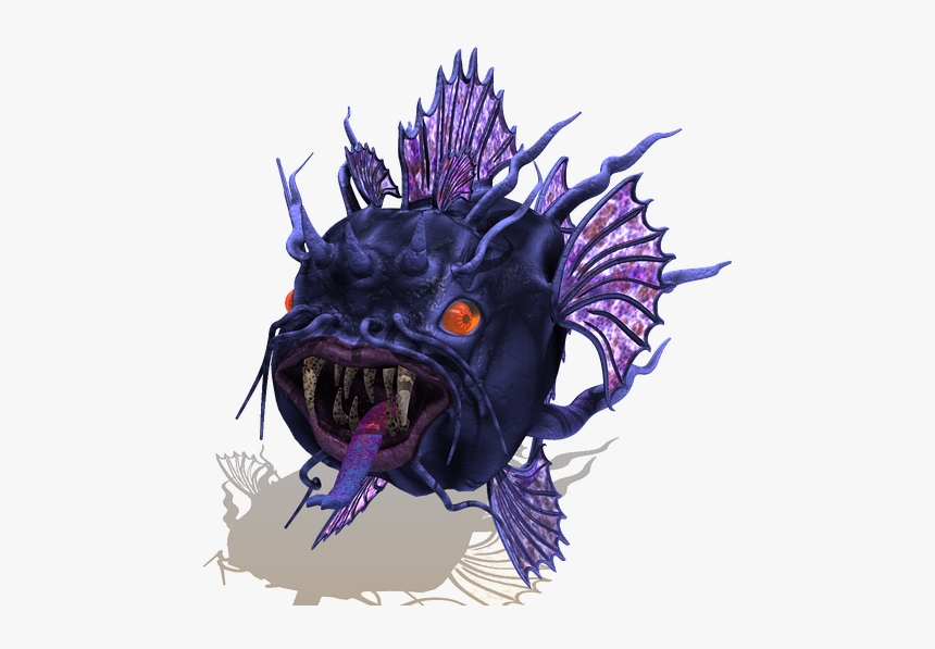 Fish, Creature, Animal, Nature, Meeresbewohner - Anglerfish, HD Png Download, Free Download