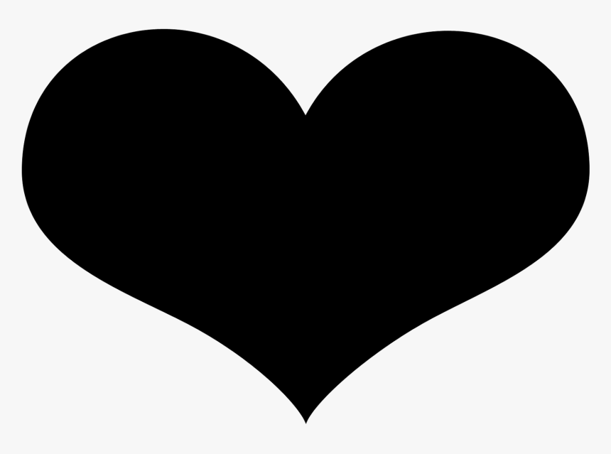 Transparent Black Chalkboard Png - Heart, Png Download, Free Download