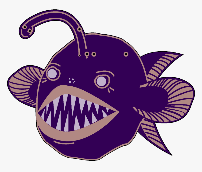Angie The Angler Fish - Cartoon, HD Png Download, Free Download