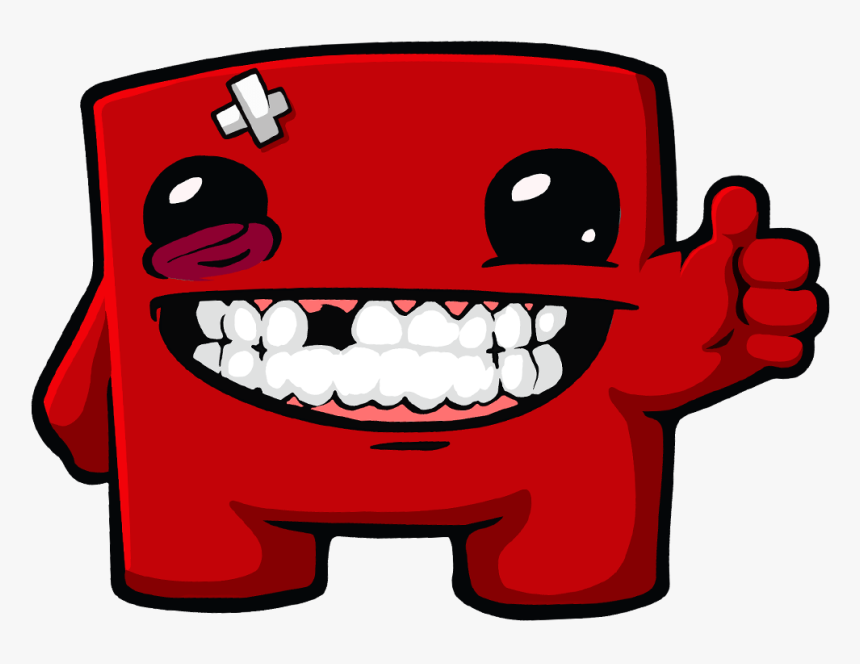 Super Meat Boy Logo Png - Super Meat Boy Icon, Transparent Png, Free Download