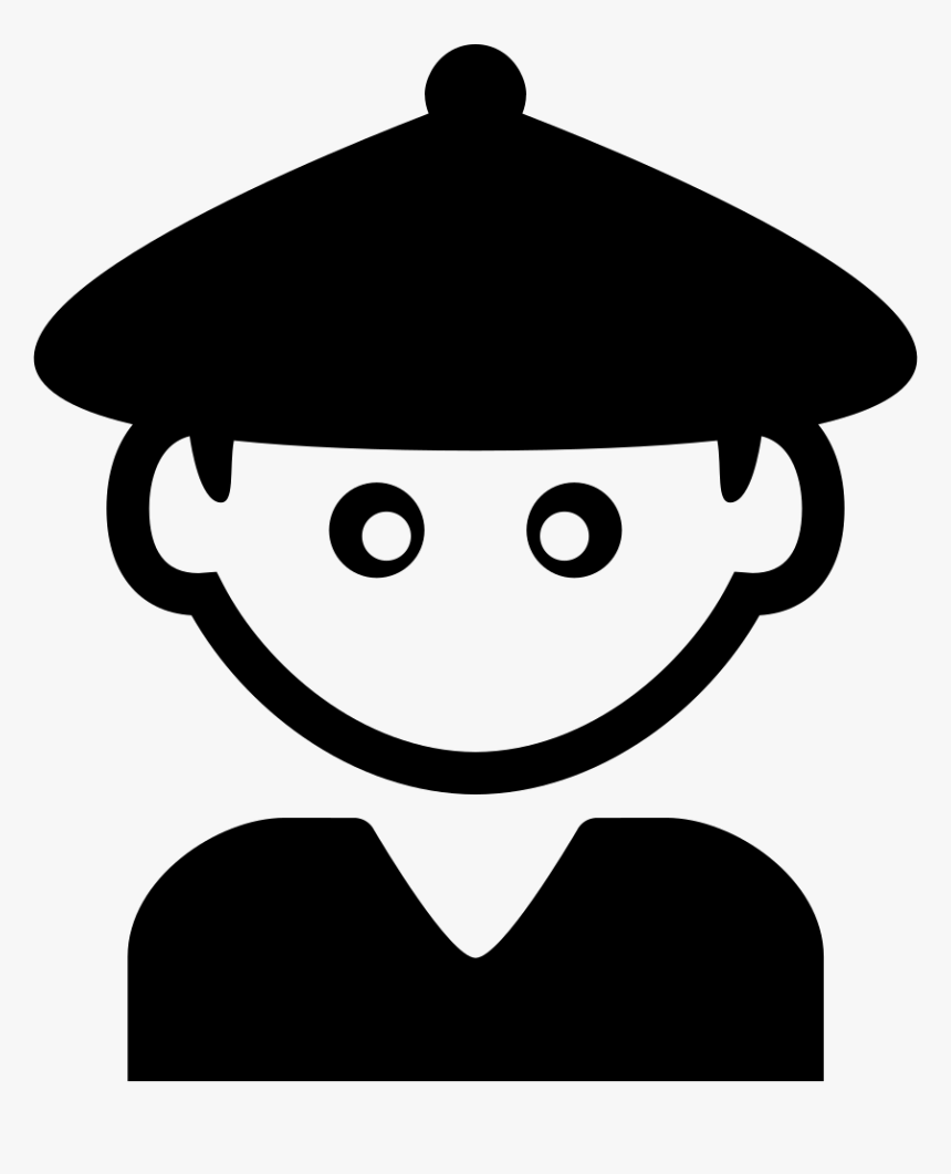 Boy With Chinese Hat - Icono Persona Joven, HD Png Download, Free Download