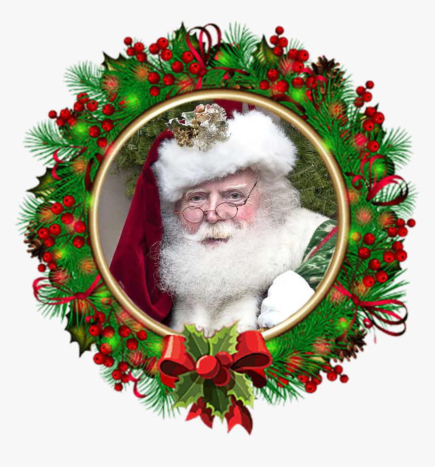 Christmas Wreath Clipart Png - Transparent Background Christmas Wreath Clip Art, Png Download, Free Download