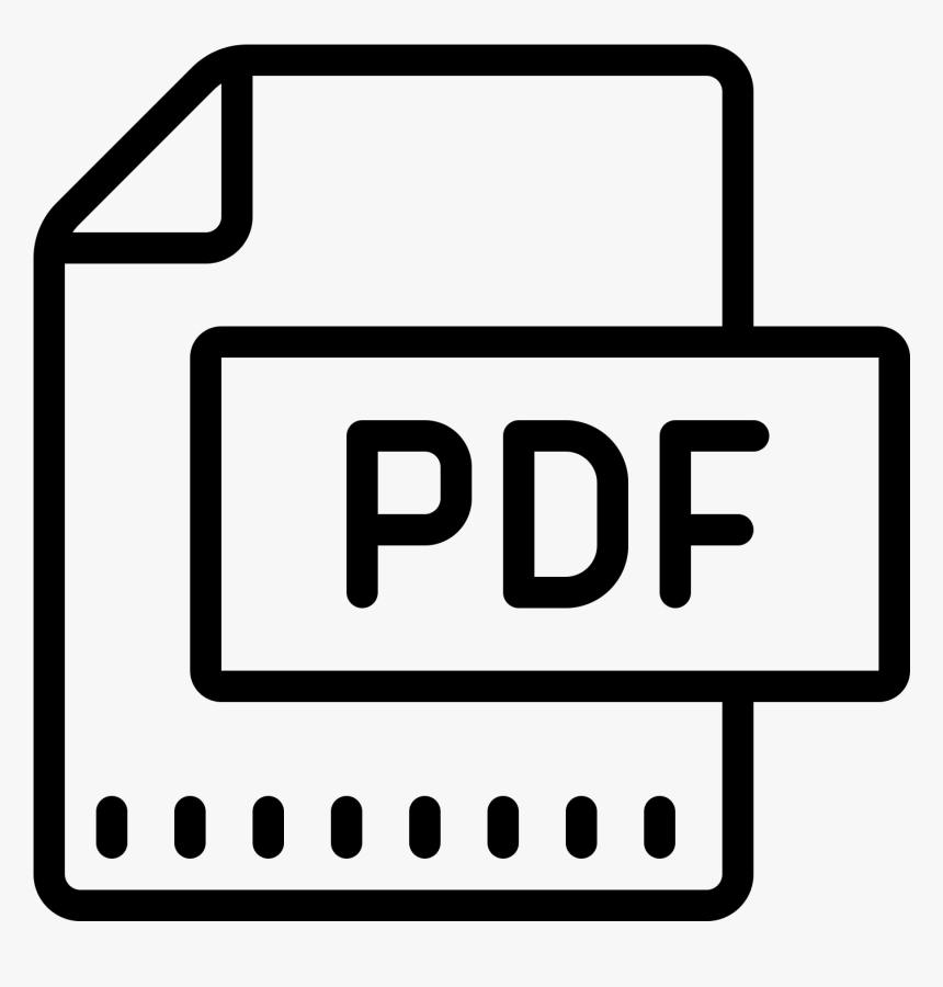 Download Icon Pdf Png - File Icon, Transparent Png, Free Download