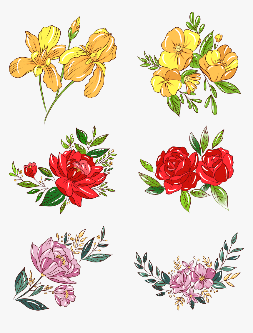 Transparent Bunch Of Flowers Png - Free Flowers For Commercial Use, Png Download, Free Download