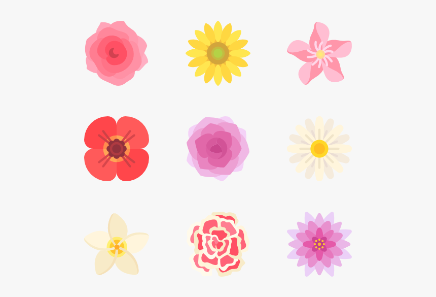 Flowers - Flower Icon Png, Transparent Png, Free Download