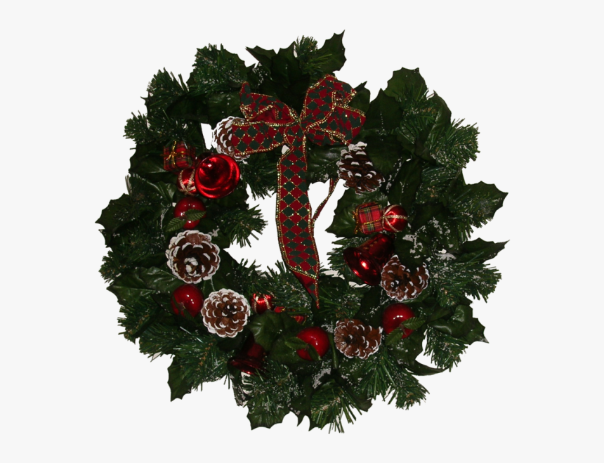 Download Icon Vectors Free Christmas Wreath - Wreath, HD Png Download, Free Download
