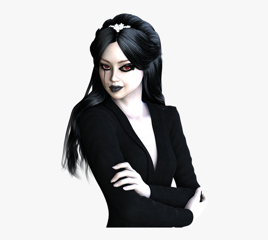 Dark, Gothic, Girl, Woman, Sensual, Sexy, Lady - Girl, HD Png Download, Free Download