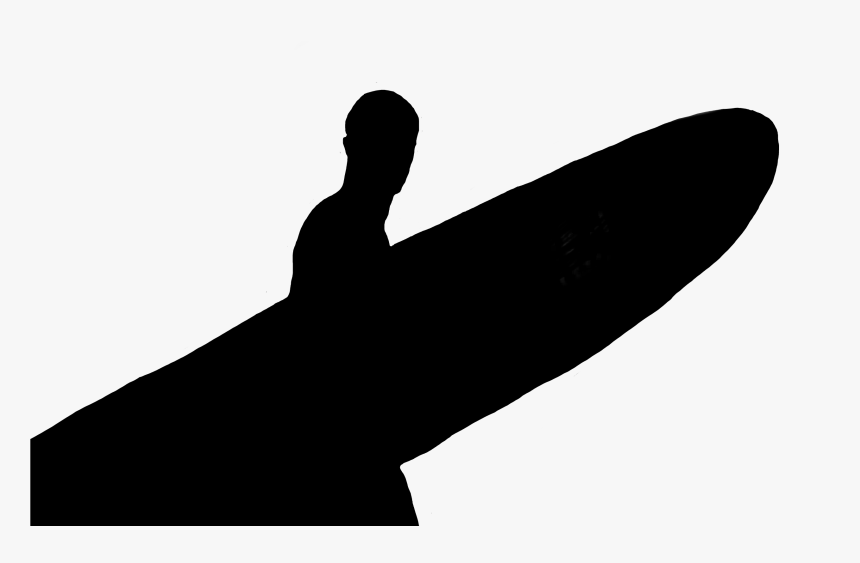 Transparent Surfboard Silhouette Png - Surfing Transparent Silhouette, Png Download, Free Download