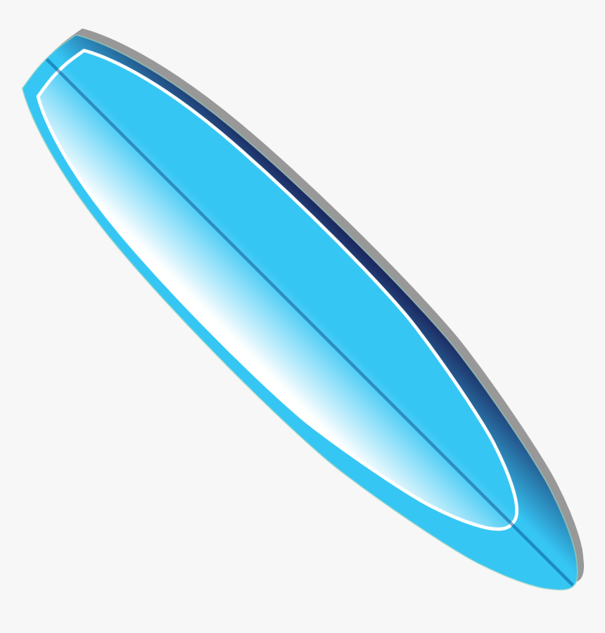 Surfboard Surfing Clip Art - Surfboard Cartoon No Background, HD Png Download, Free Download