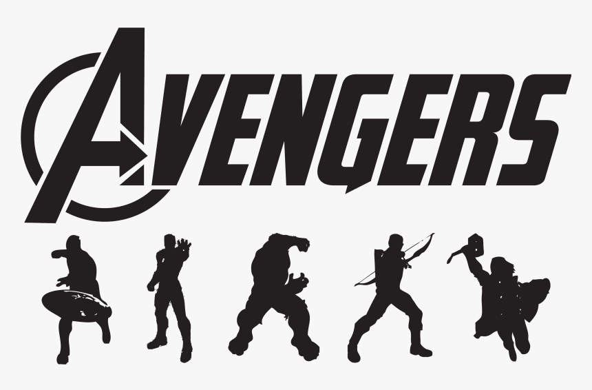 Avengers Logo Vector Png Transparent Avengers Logo - Avengers Stencil, Png Download, Free Download