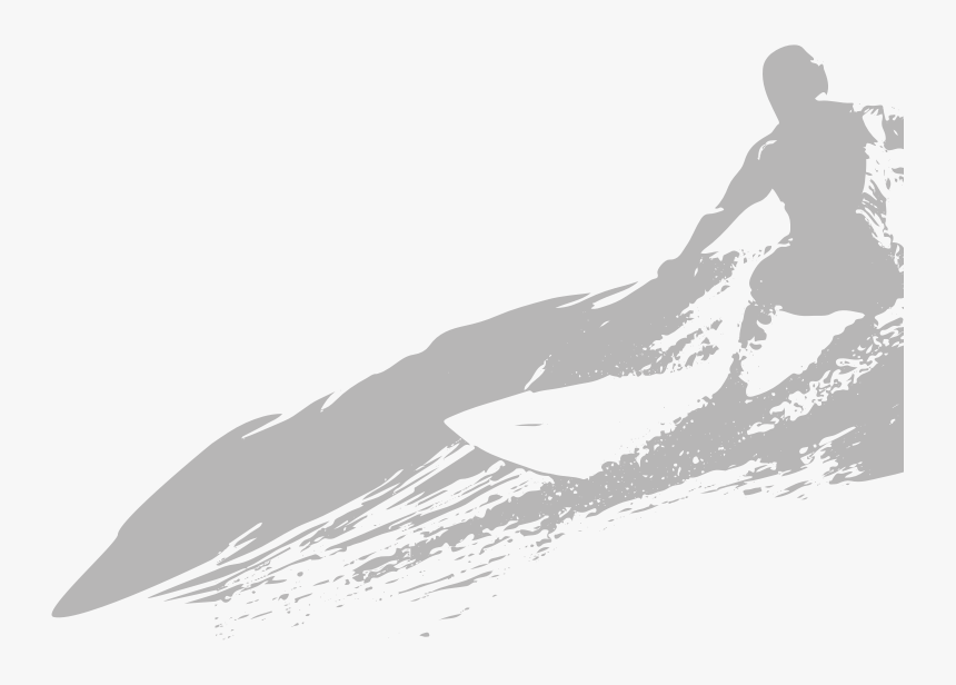 Surfboard Silhouette - Snow - Snow, HD Png Download, Free Download