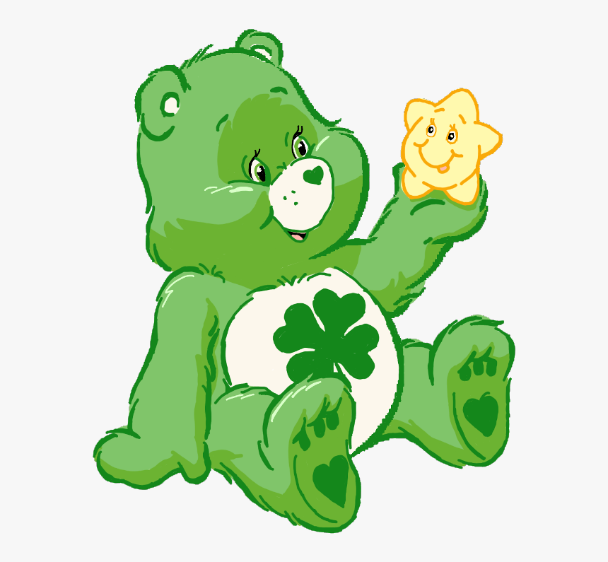 #lucky #carebear #carebears #green #greenpng #y2k #cute - Good Luck Bear, Transparent Png, Free Download