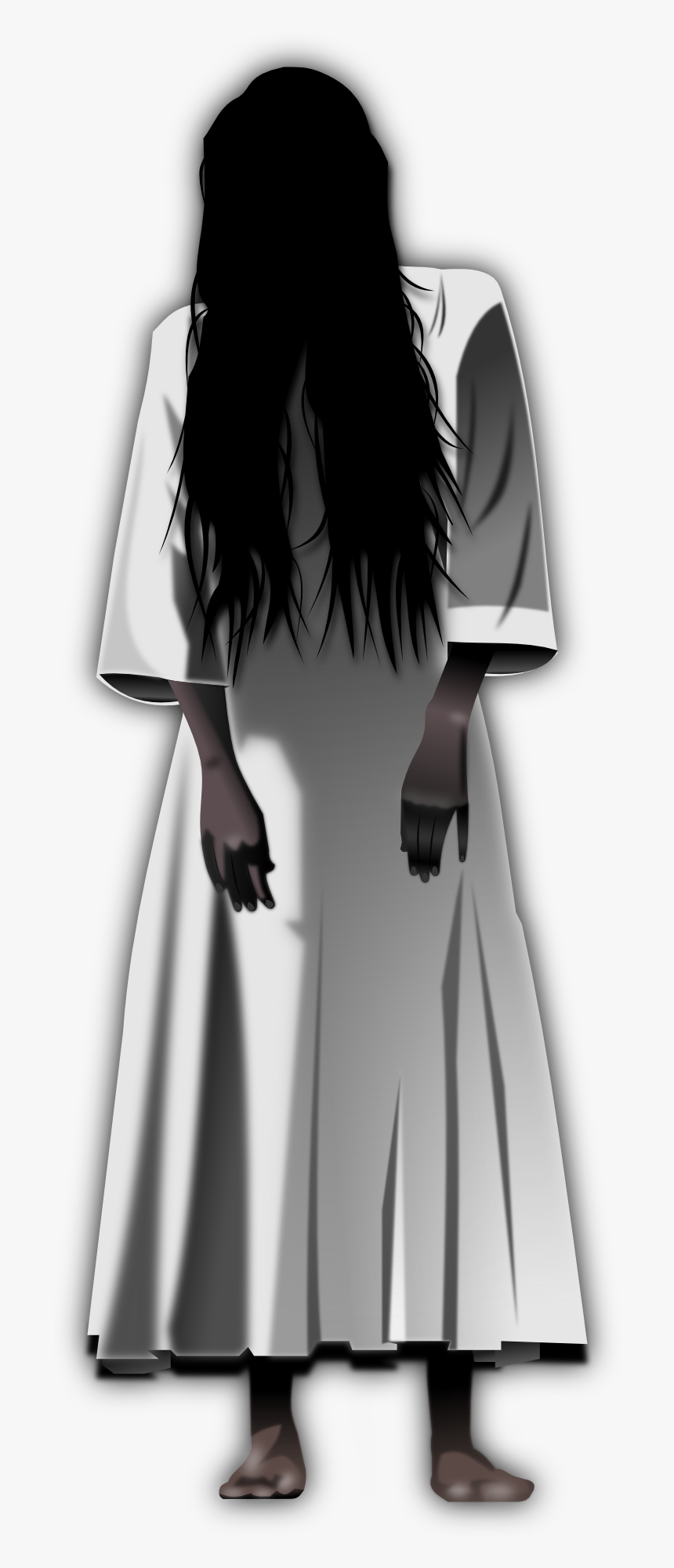 Ghost Clipart White Lady Ghost - White Lady Png, Transparent Png, Free Download
