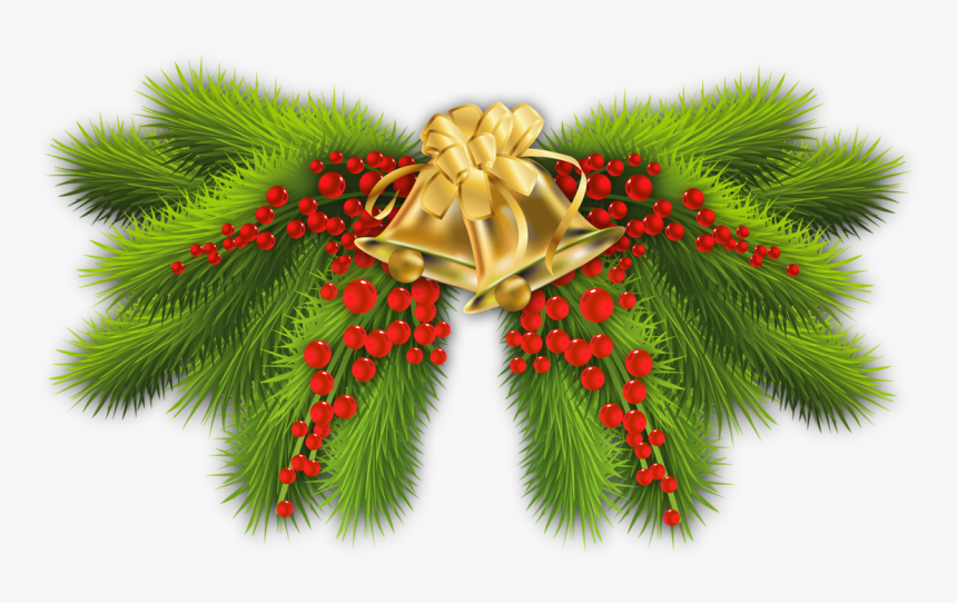 Transparent Pine Boughs Clipart - Christmas Decoration Items Png, Png Download, Free Download