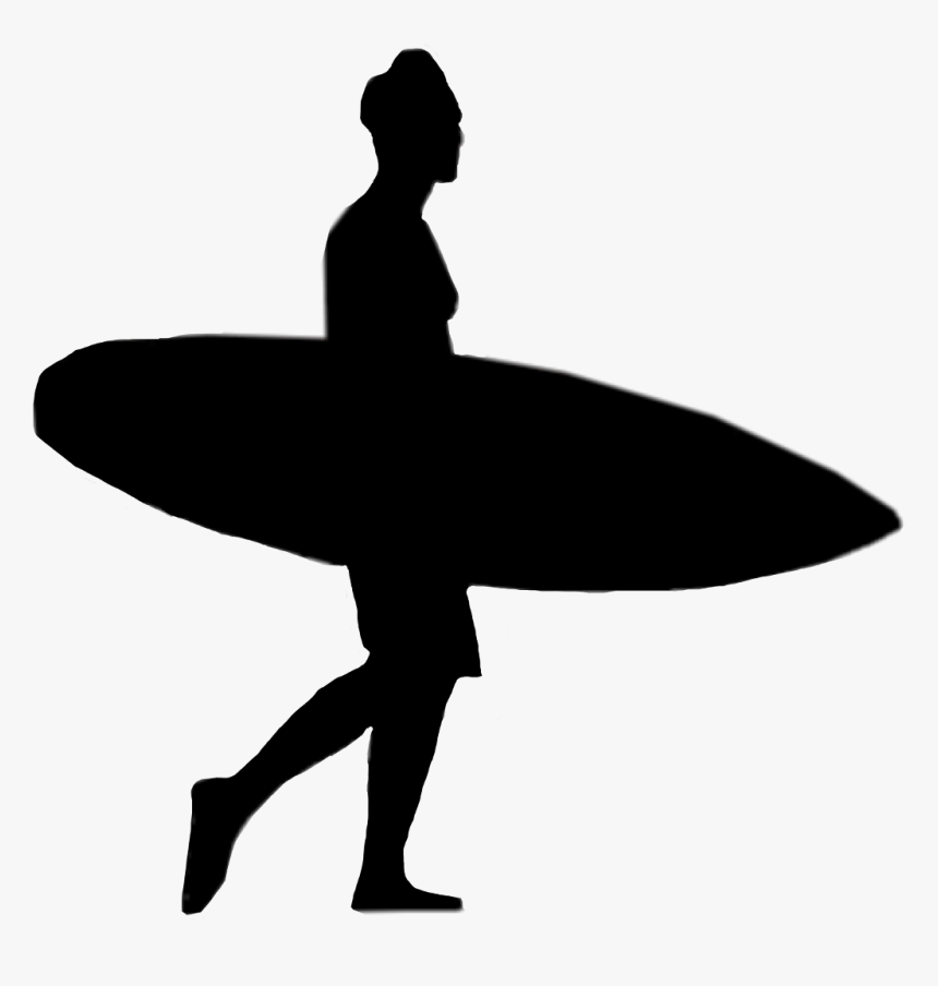 #surf #surfing #surfboard #surfer #sillouette #beach - Surfing, HD Png Download, Free Download